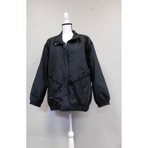 Outbrook Womens Jacket  Windbreaker Snap Front Lined Pockets Size 1X